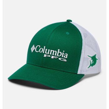 Columbia PFG Mesh Snap Back Ball, Gorras Turquesa Verdes Azules Para Hombre | 829356-WHQ